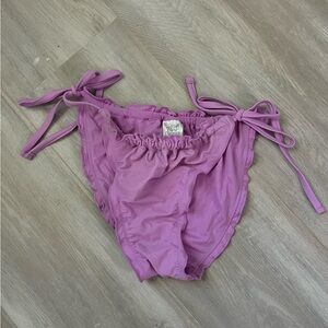 Lavender Bikini Bottom with Side Ties